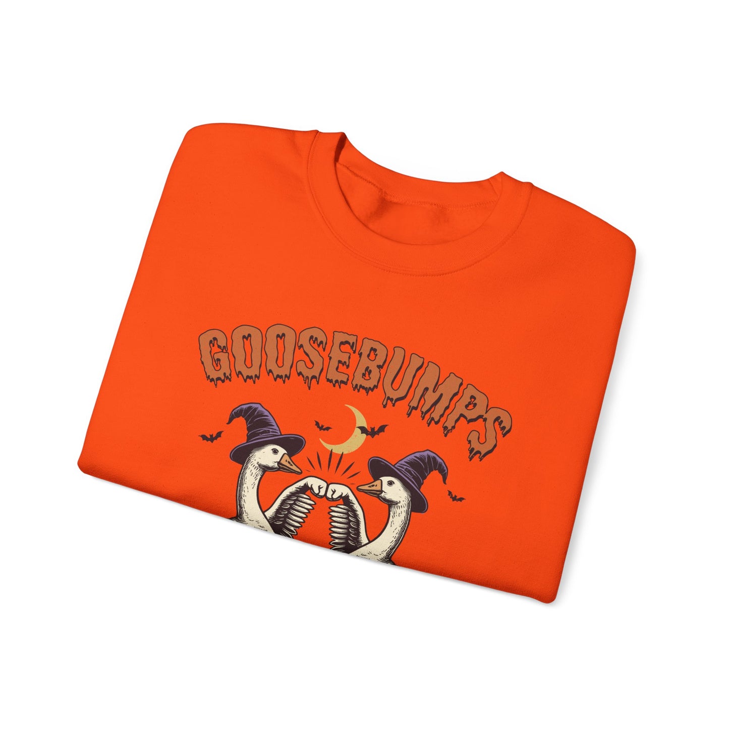 Goosebumps Halloween Sweatshirt, Funny Goose Lover, Halloween Cute Ghost Sweatshirt, Spooky Season Sweater, Halloween Gift, Halloween Shirt