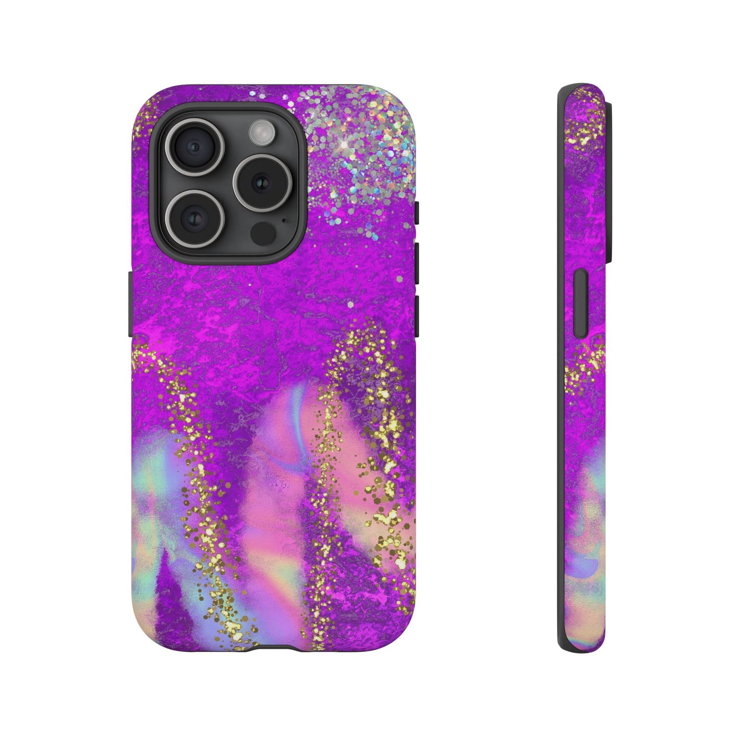 Purple galaxy swirl Iphone/Galaxy  Tough Case