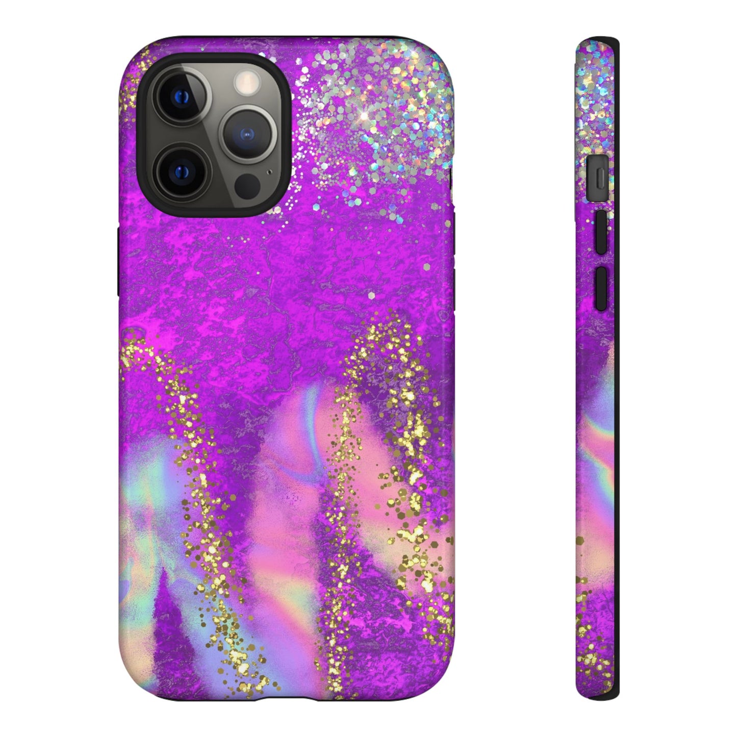 Purple galaxy swirl Iphone/Galaxy  Tough Case