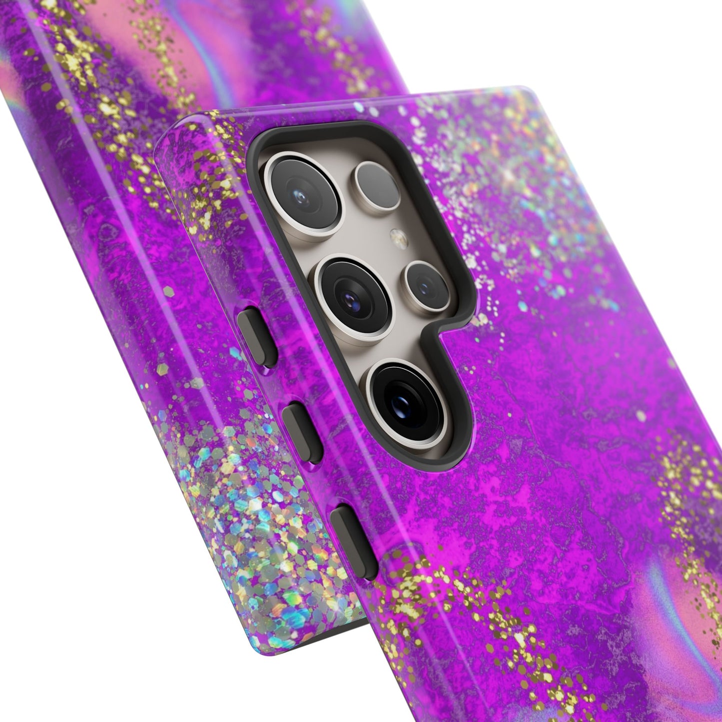 Purple galaxy swirl Iphone/Galaxy  Tough Case