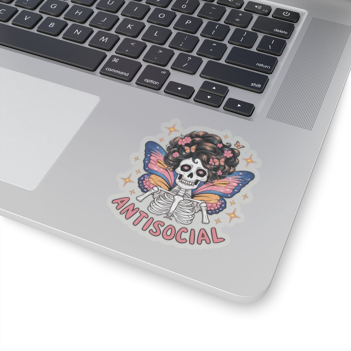 Anti Social Butterfly -Kiss Cut Sticker