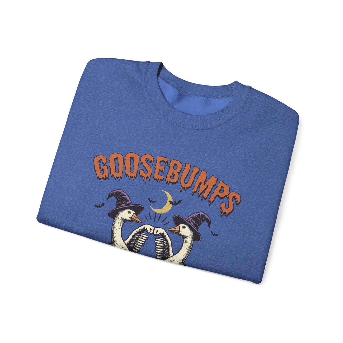 Goosebumps Halloween Sweatshirt, Funny Goose Lover, Halloween Cute Ghost Sweatshirt, Spooky Season Sweater, Halloween Gift, Halloween Shirt