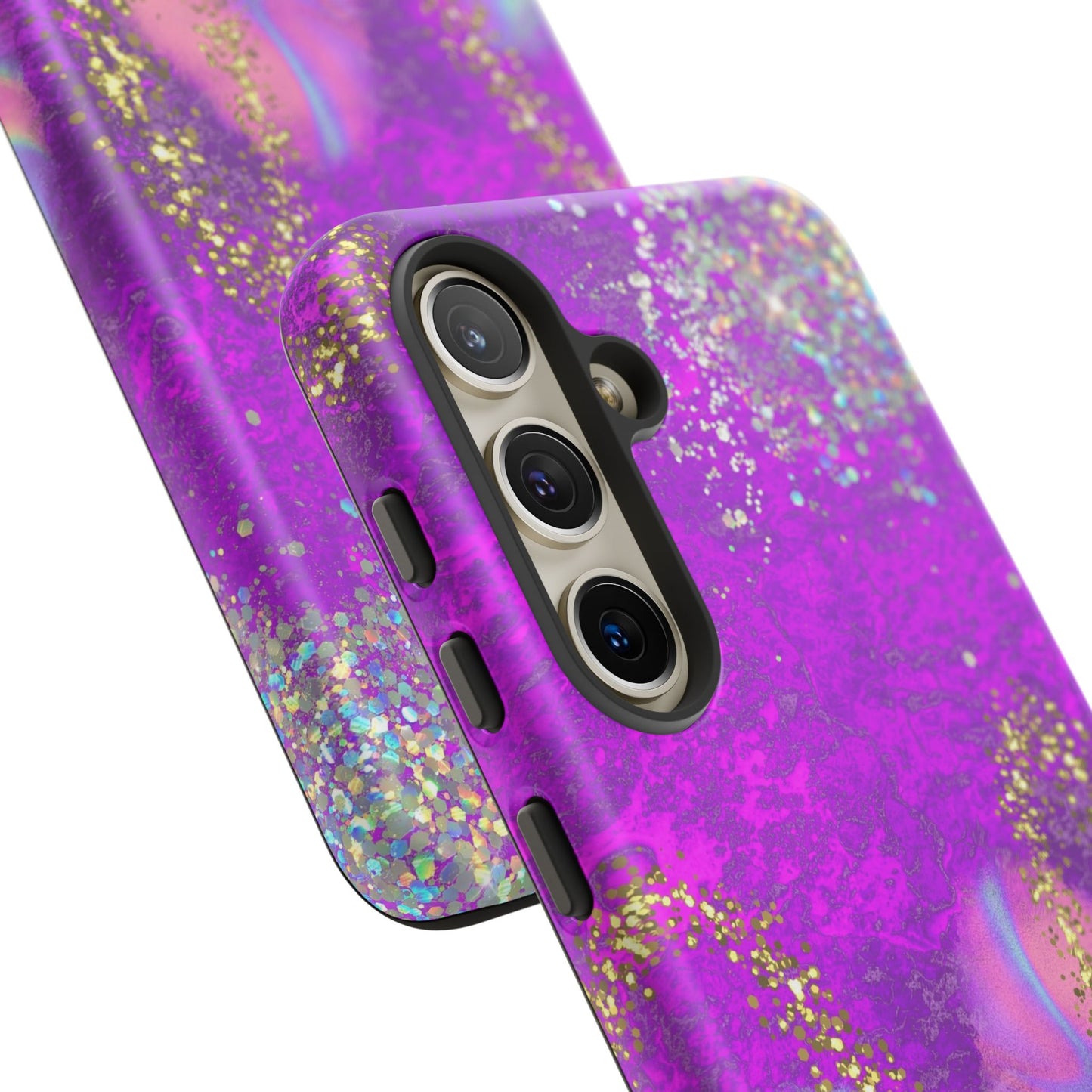 Purple galaxy swirl Iphone/Galaxy  Tough Case