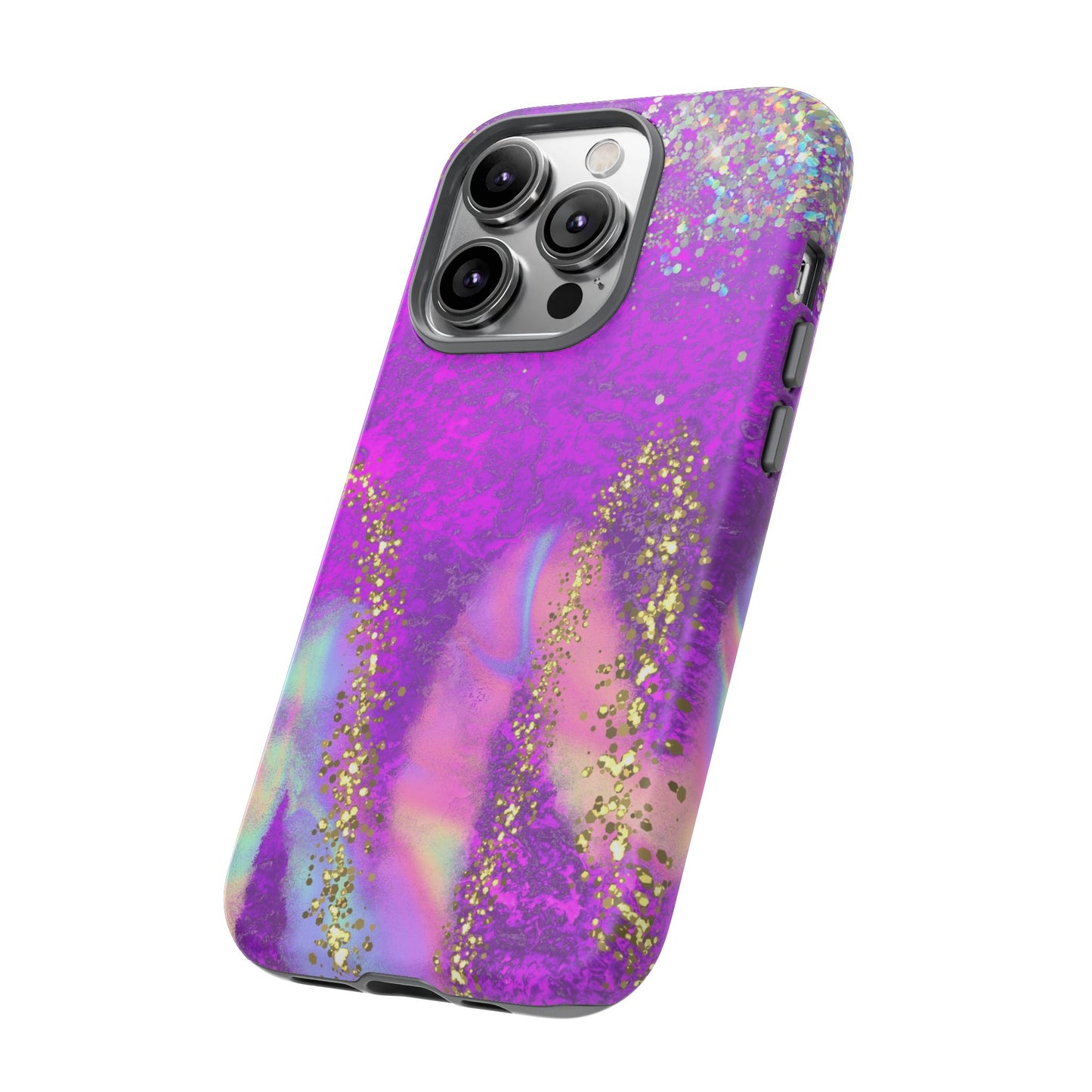 Purple galaxy swirl Iphone/Galaxy  Tough Case