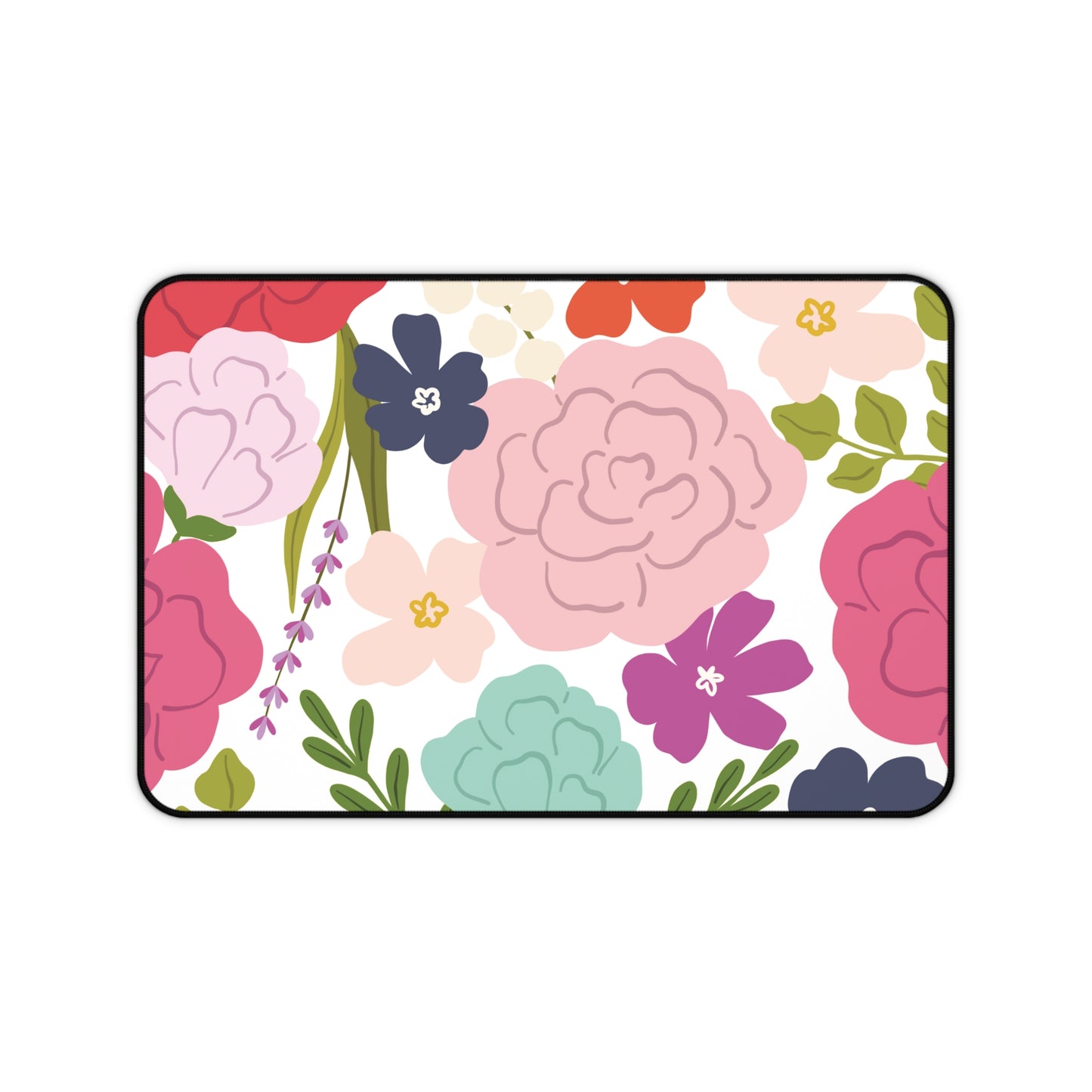 Floral Mouse Pad Desk Mat