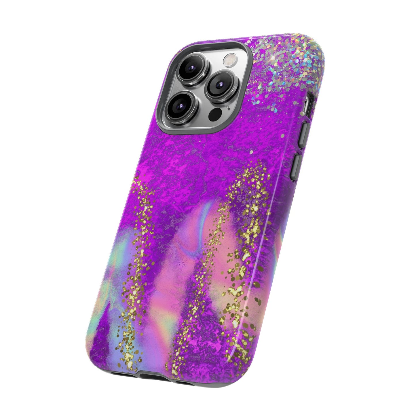 Purple galaxy swirl Iphone/Galaxy  Tough Case