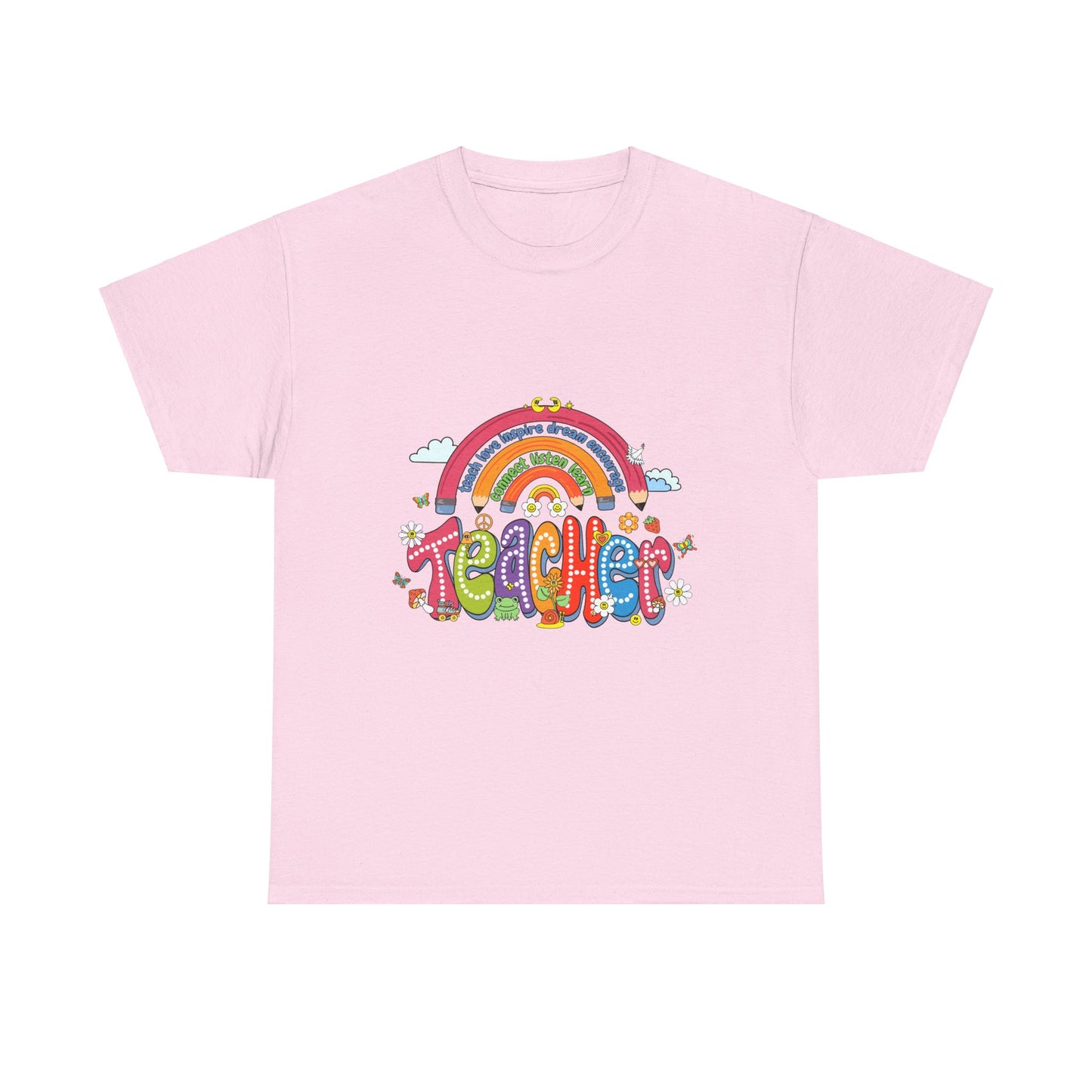 Teacher Rainbow Unisex Tee - Cute Design