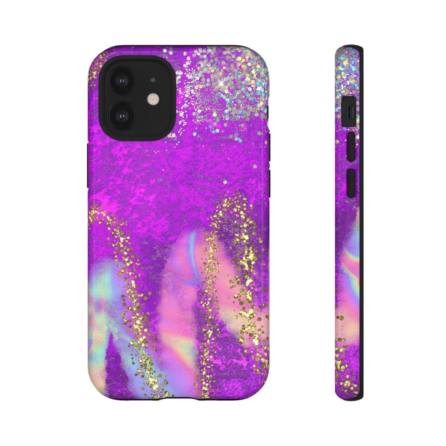 Purple galaxy swirl Iphone/Galaxy  Tough Case