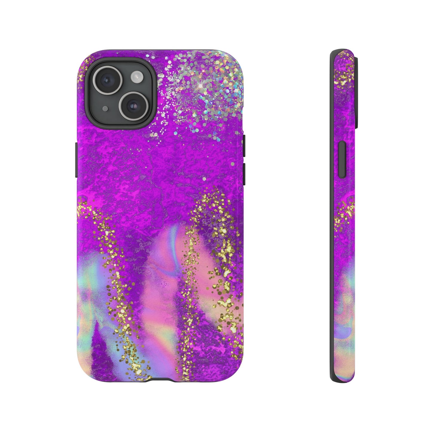 Purple galaxy swirl Iphone/Galaxy  Tough Case