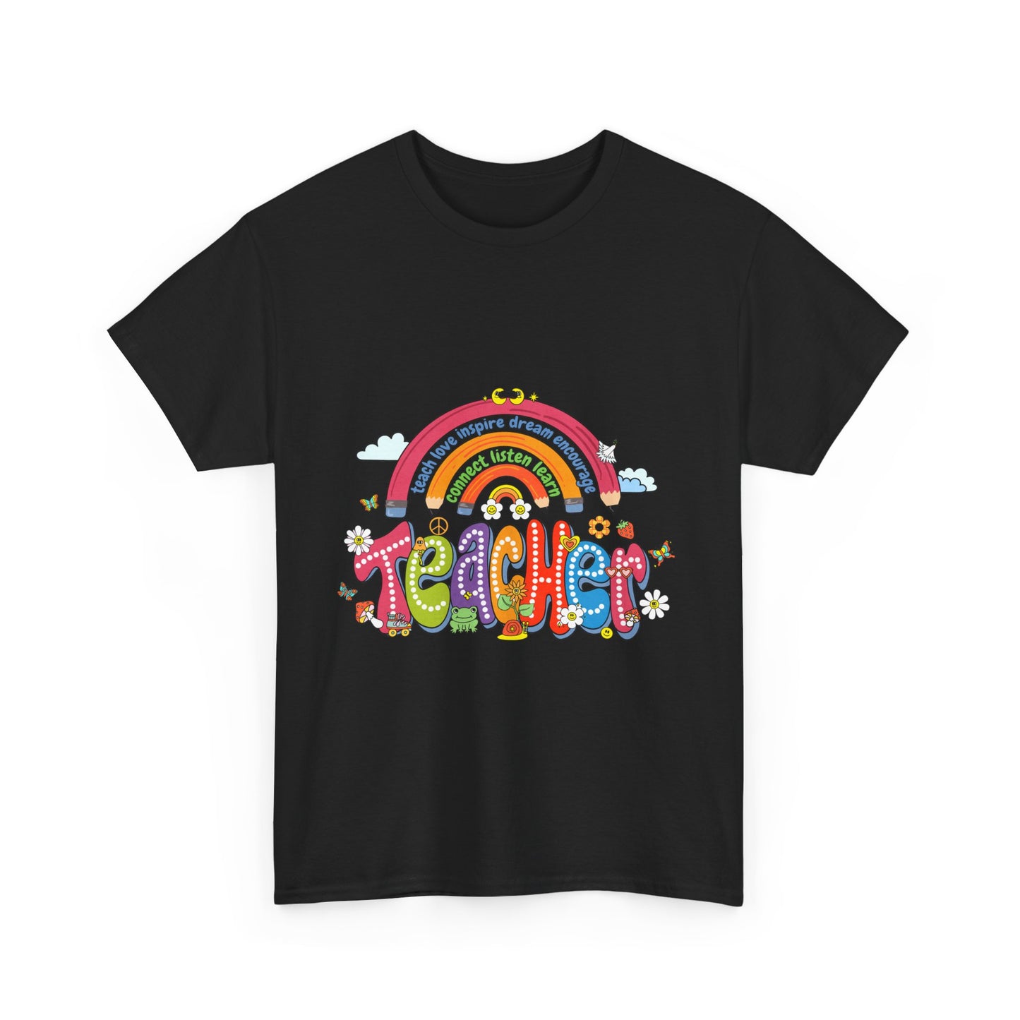 Teacher Rainbow Unisex Tee - Cute Design