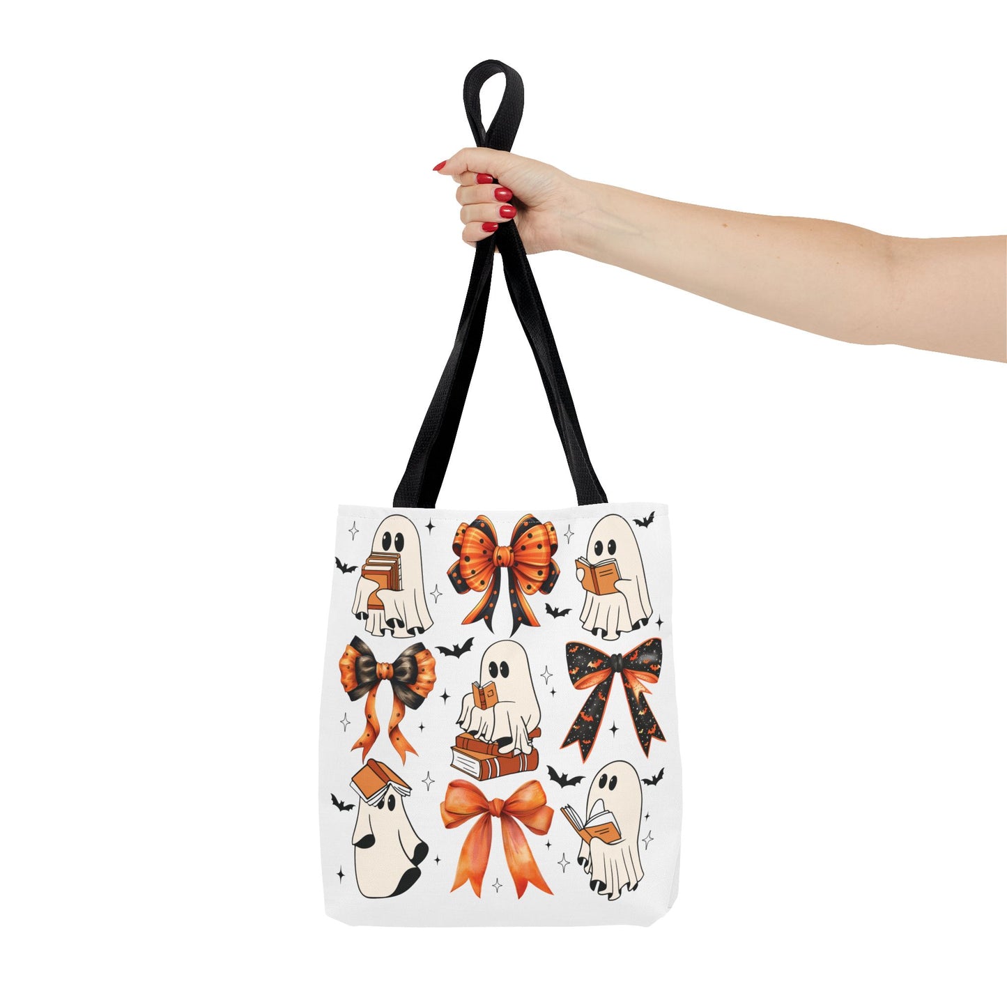 Cute ghosties and coquette bows Tote Bag (AOP)