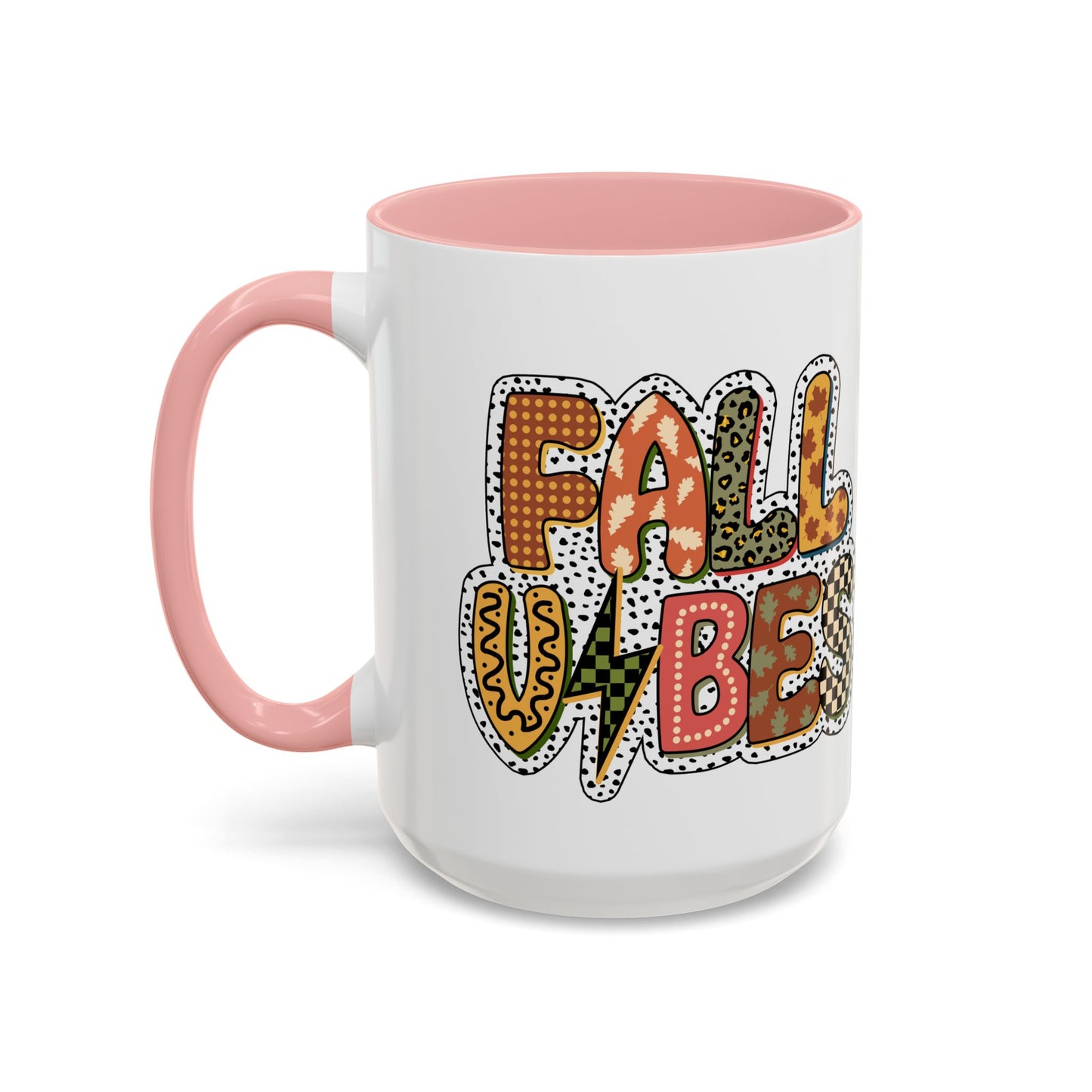 Fall Vibes Cute Accent Coffee Mug (11, 15oz)