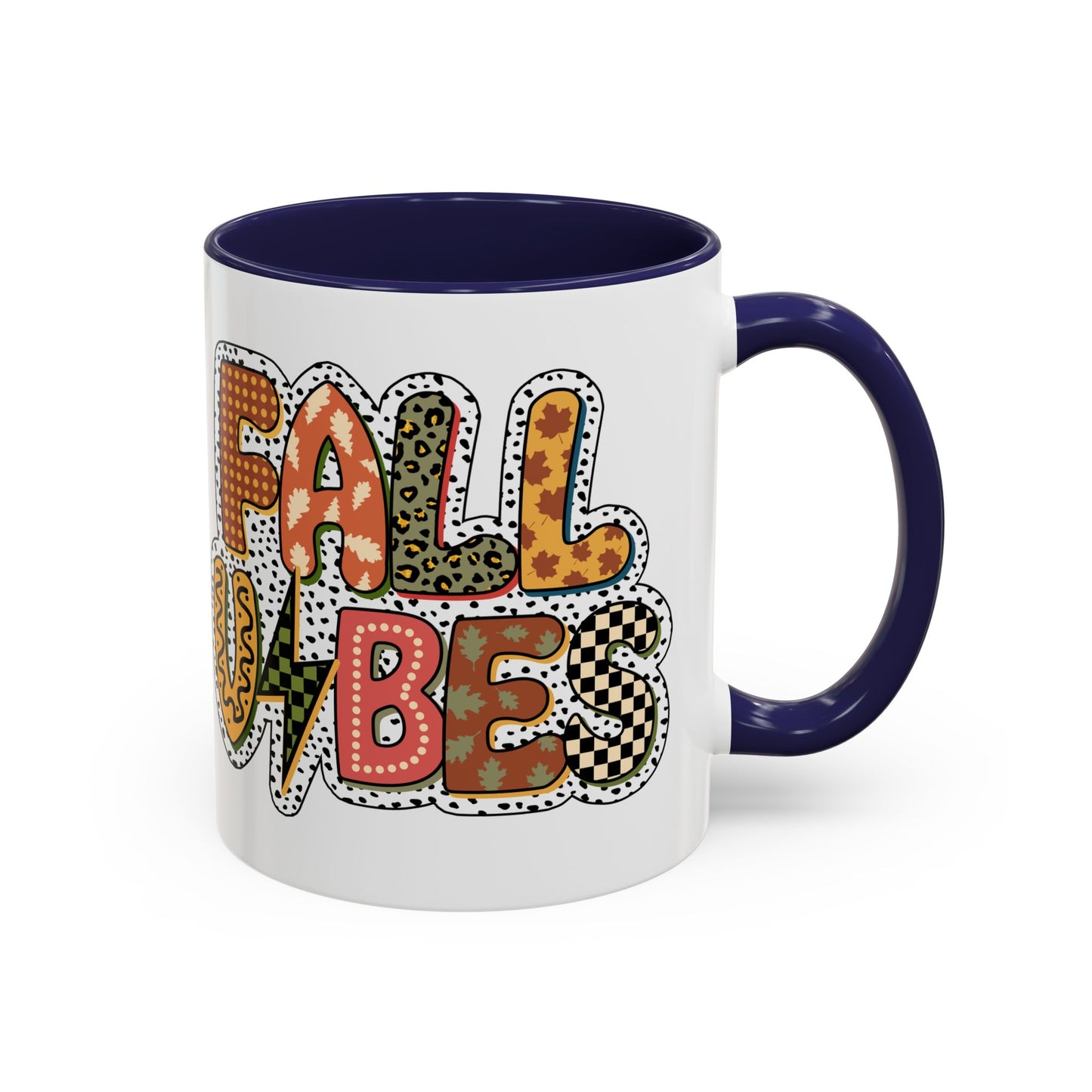 Fall Vibes Cute Accent Coffee Mug (11, 15oz)