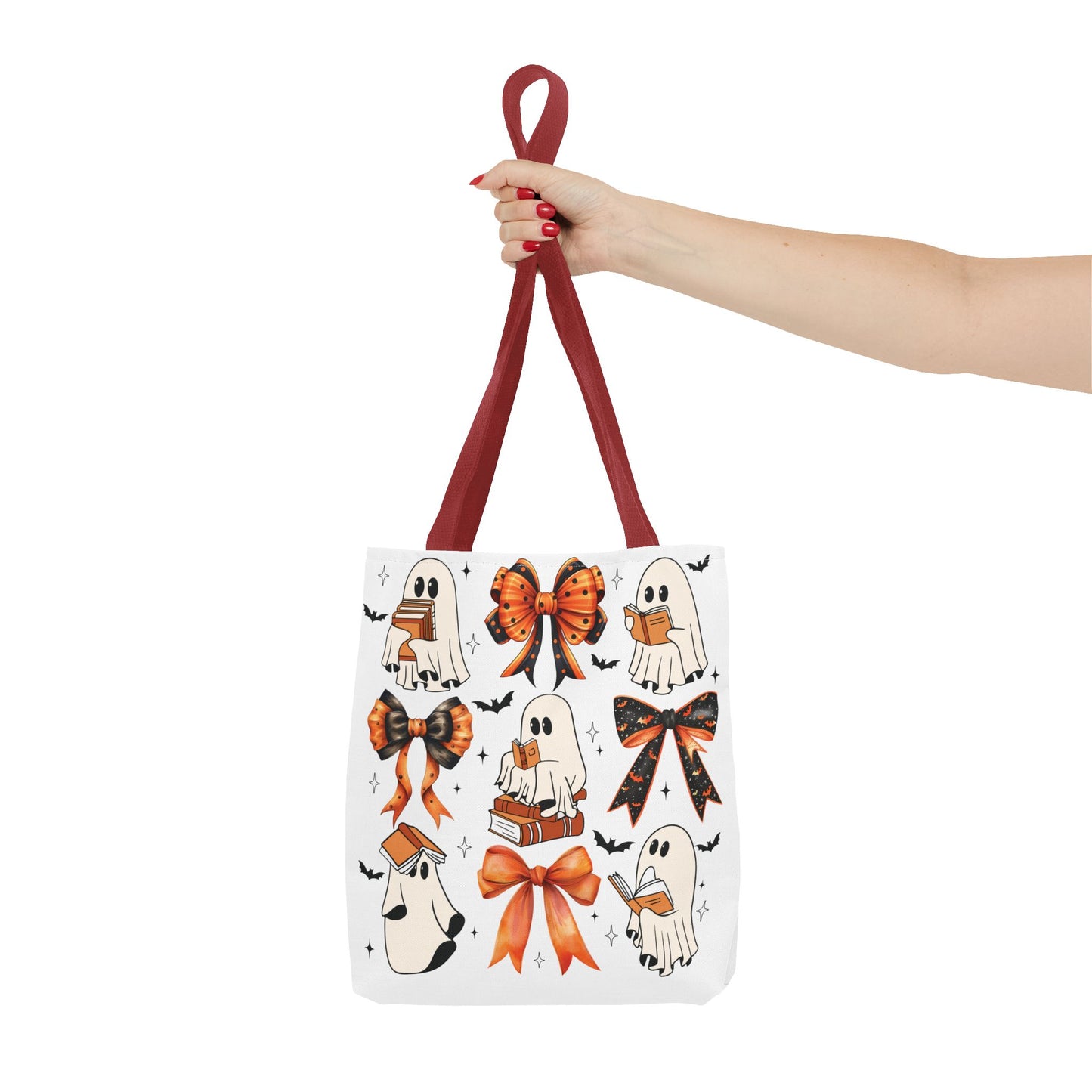 Cute ghosties and coquette bows Tote Bag (AOP)