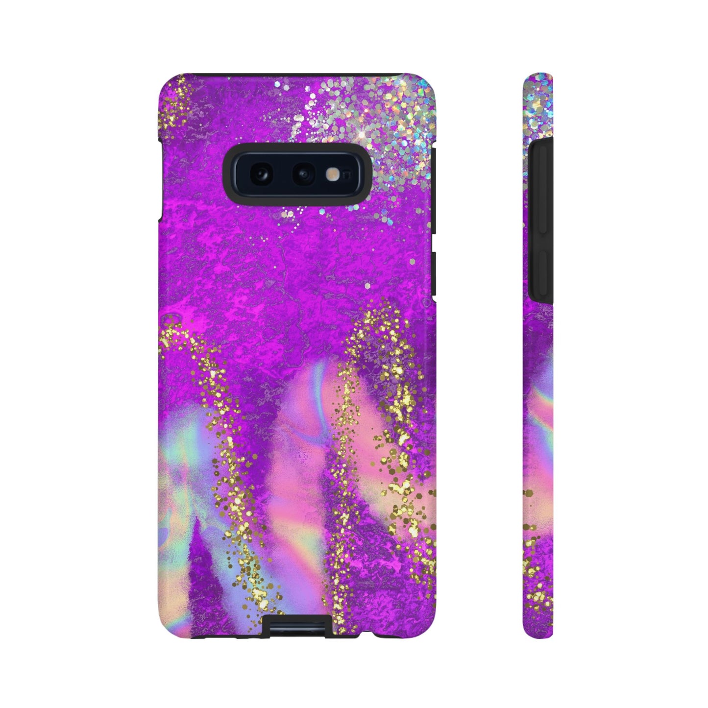 Purple galaxy swirl Iphone/Galaxy  Tough Case