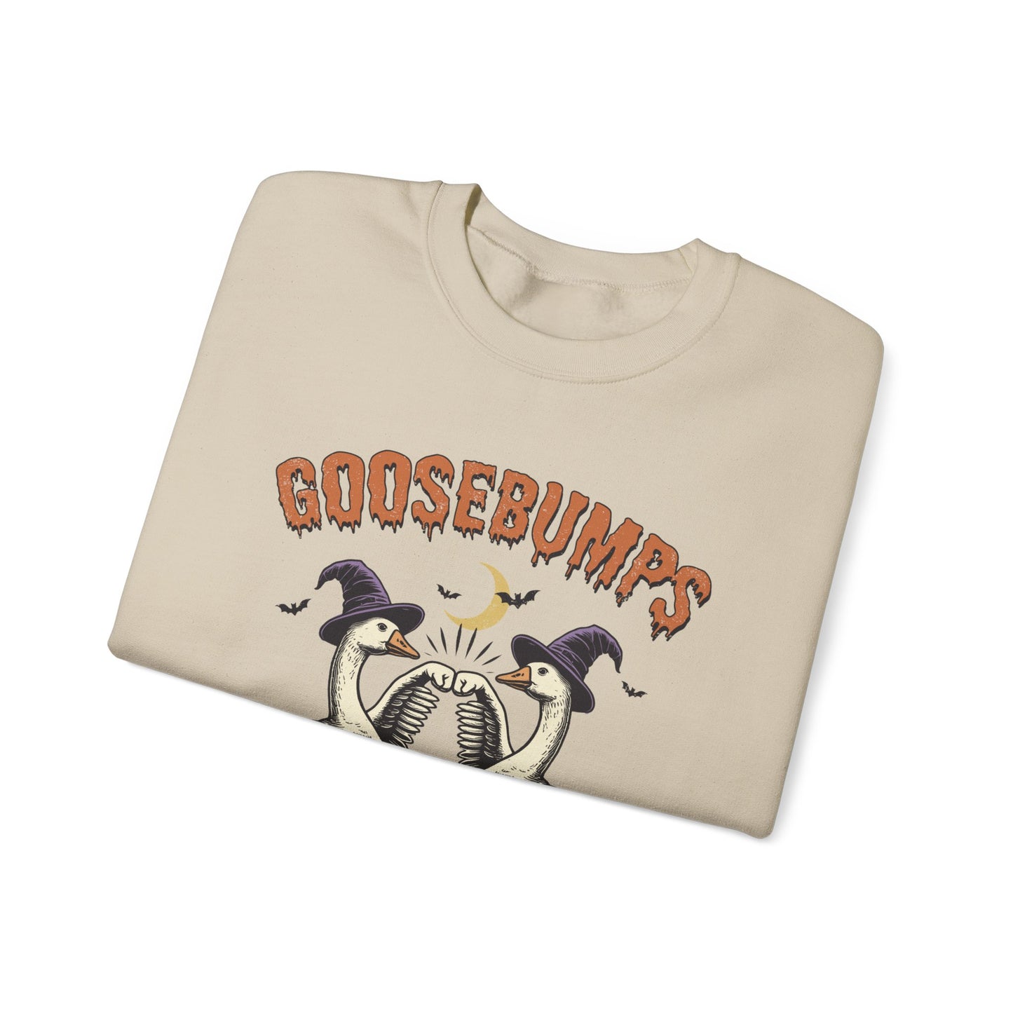 Goosebumps Halloween Sweatshirt, Funny Goose Lover, Halloween Cute Ghost Sweatshirt, Spooky Season Sweater, Halloween Gift, Halloween Shirt