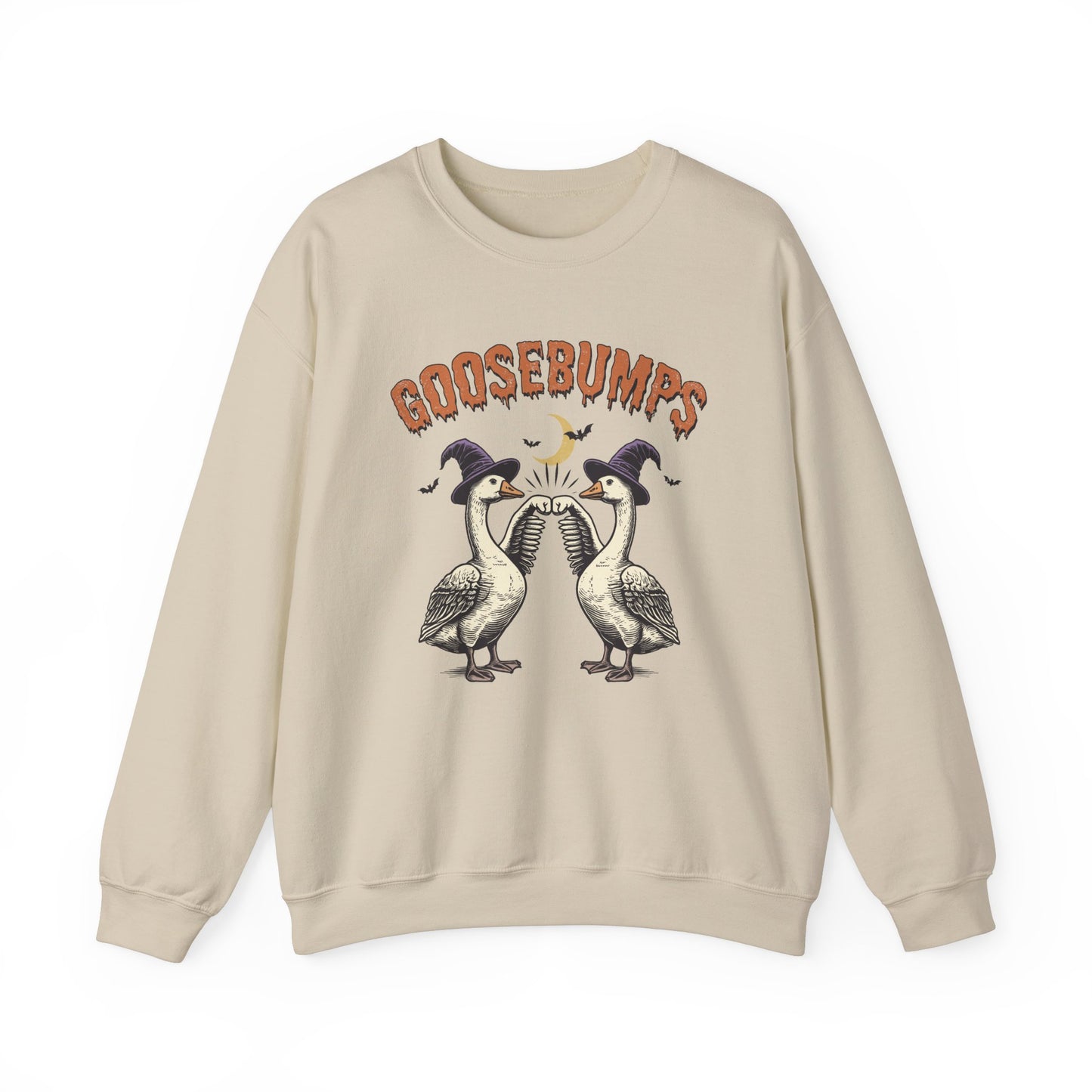 Goosebumps Halloween Sweatshirt, Funny Goose Lover, Halloween Cute Ghost Sweatshirt, Spooky Season Sweater, Halloween Gift, Halloween Shirt