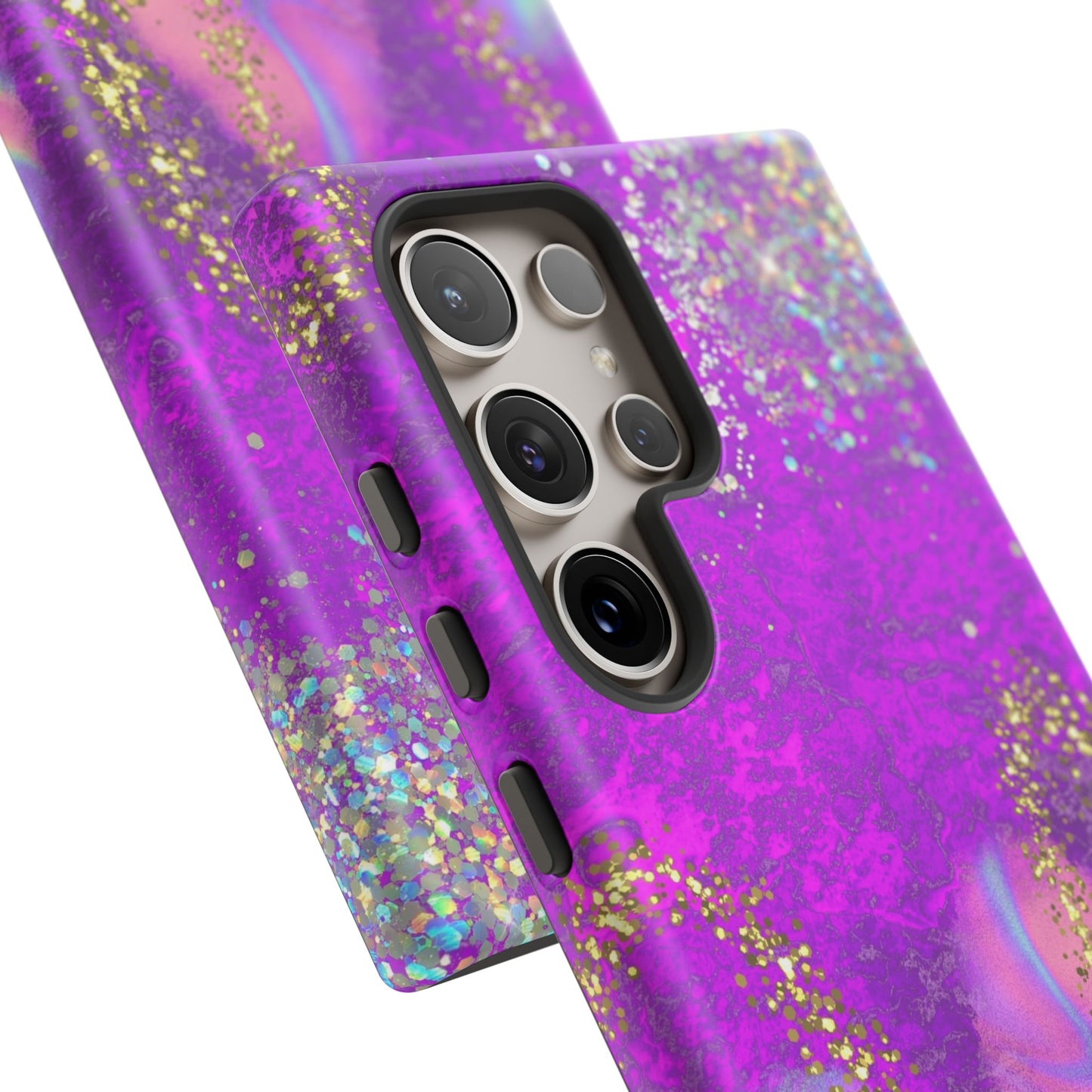 Purple galaxy swirl Iphone/Galaxy  Tough Case