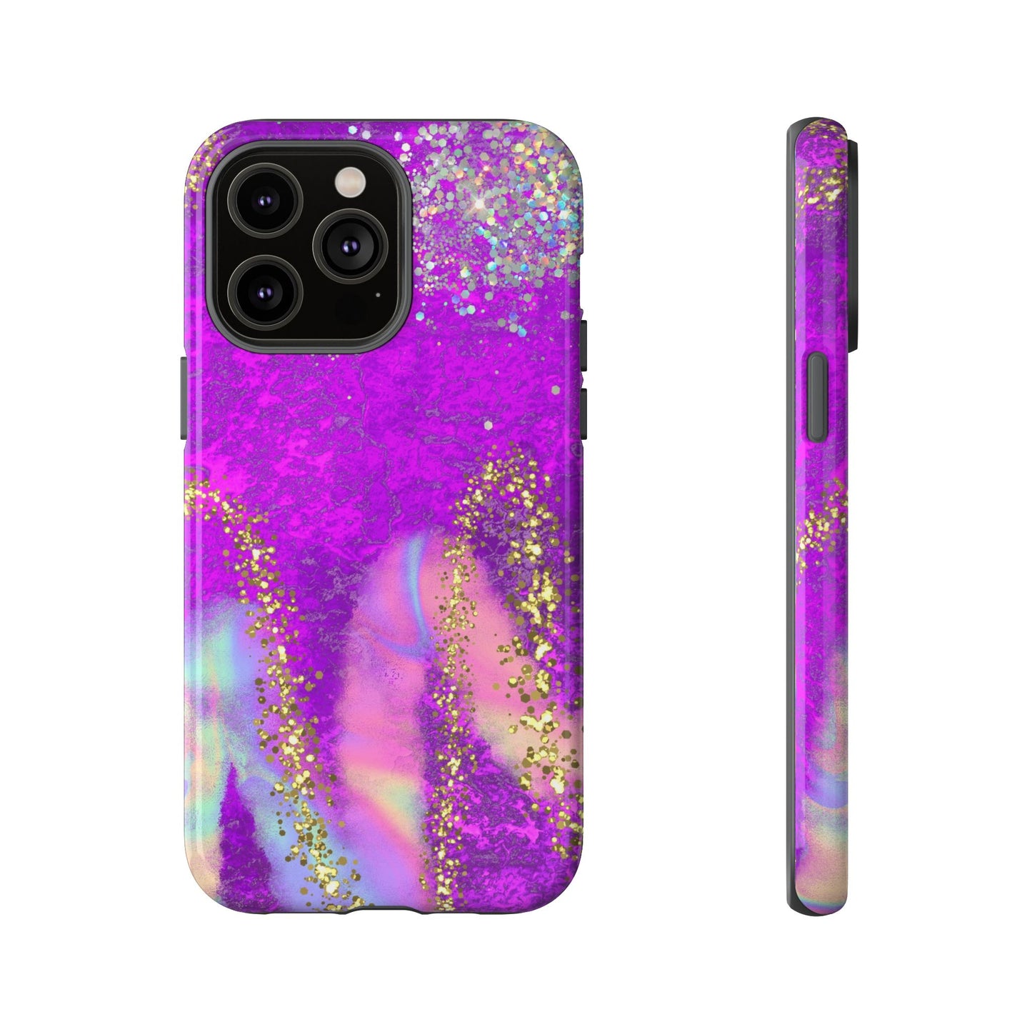 Purple galaxy swirl Iphone/Galaxy  Tough Case