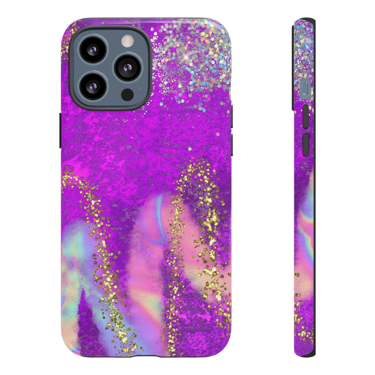 Purple galaxy swirl Iphone/Galaxy  Tough Case