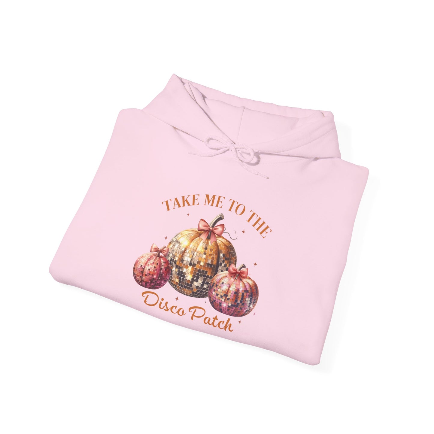 TAKE ME TO THE DISCO PATCH HALLOWEEN FALL Unisex Heavy Blend™ Hooded Sweatshirt