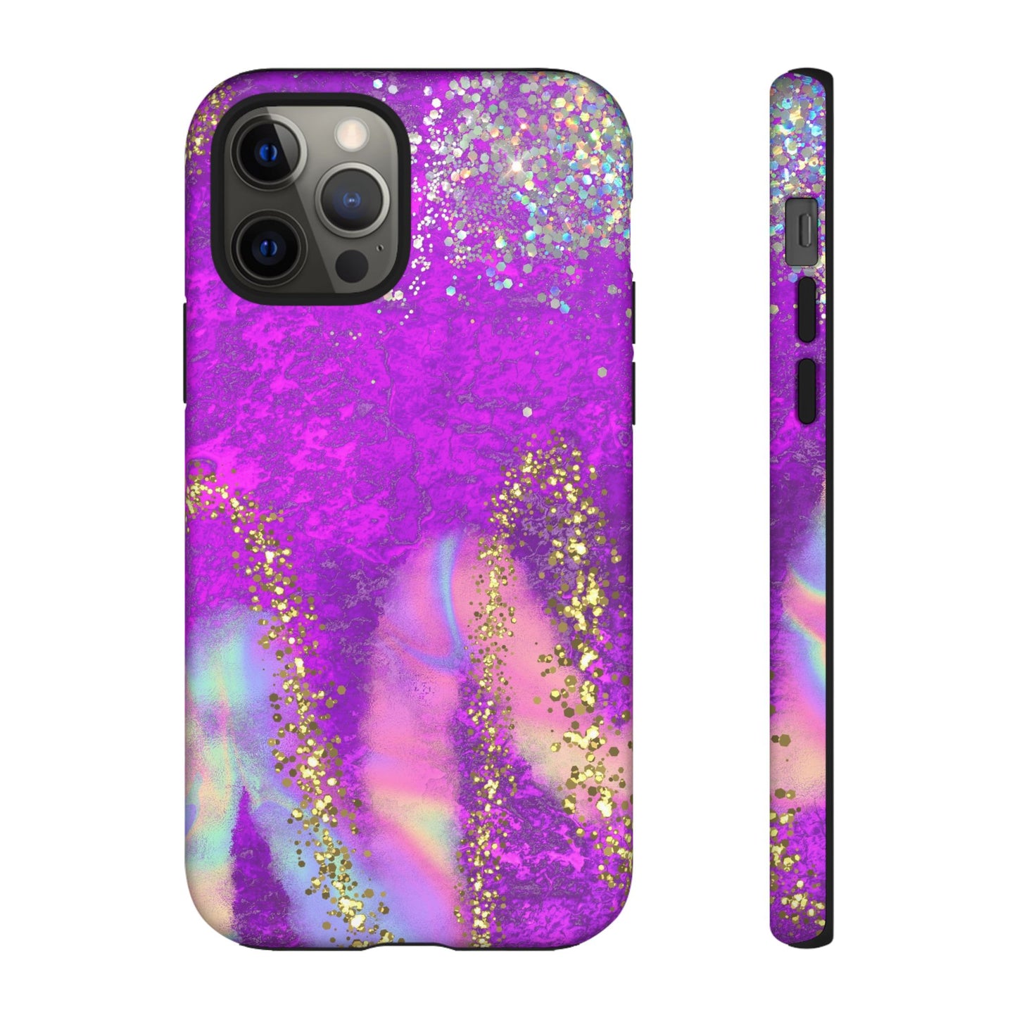 Purple galaxy swirl Iphone/Galaxy  Tough Case