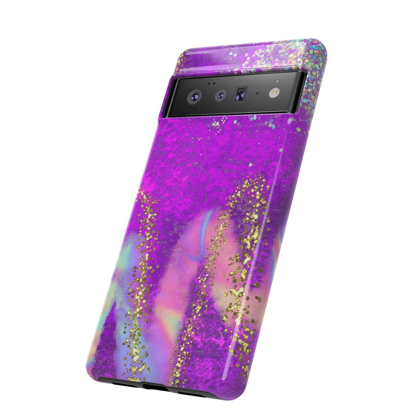 Purple galaxy swirl Iphone/Galaxy  Tough Case