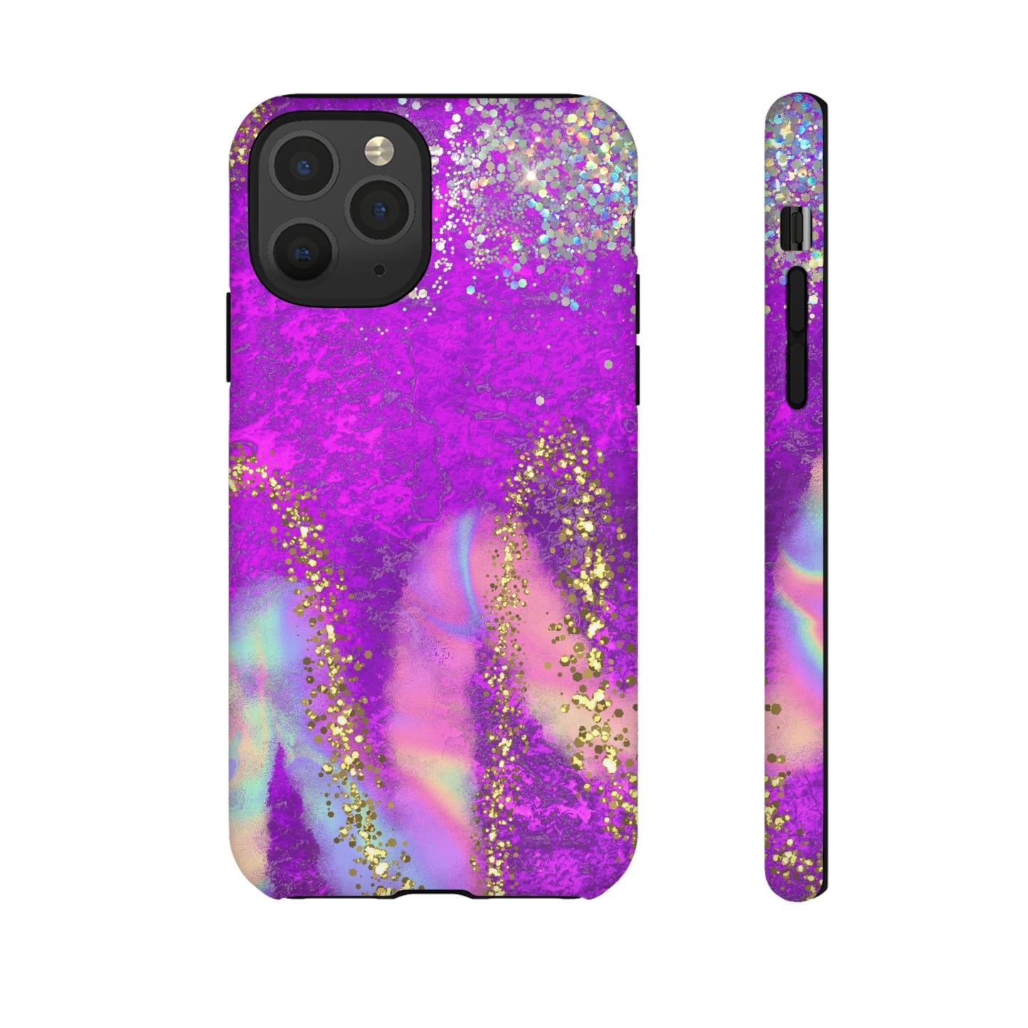 Purple galaxy swirl Iphone/Galaxy  Tough Case