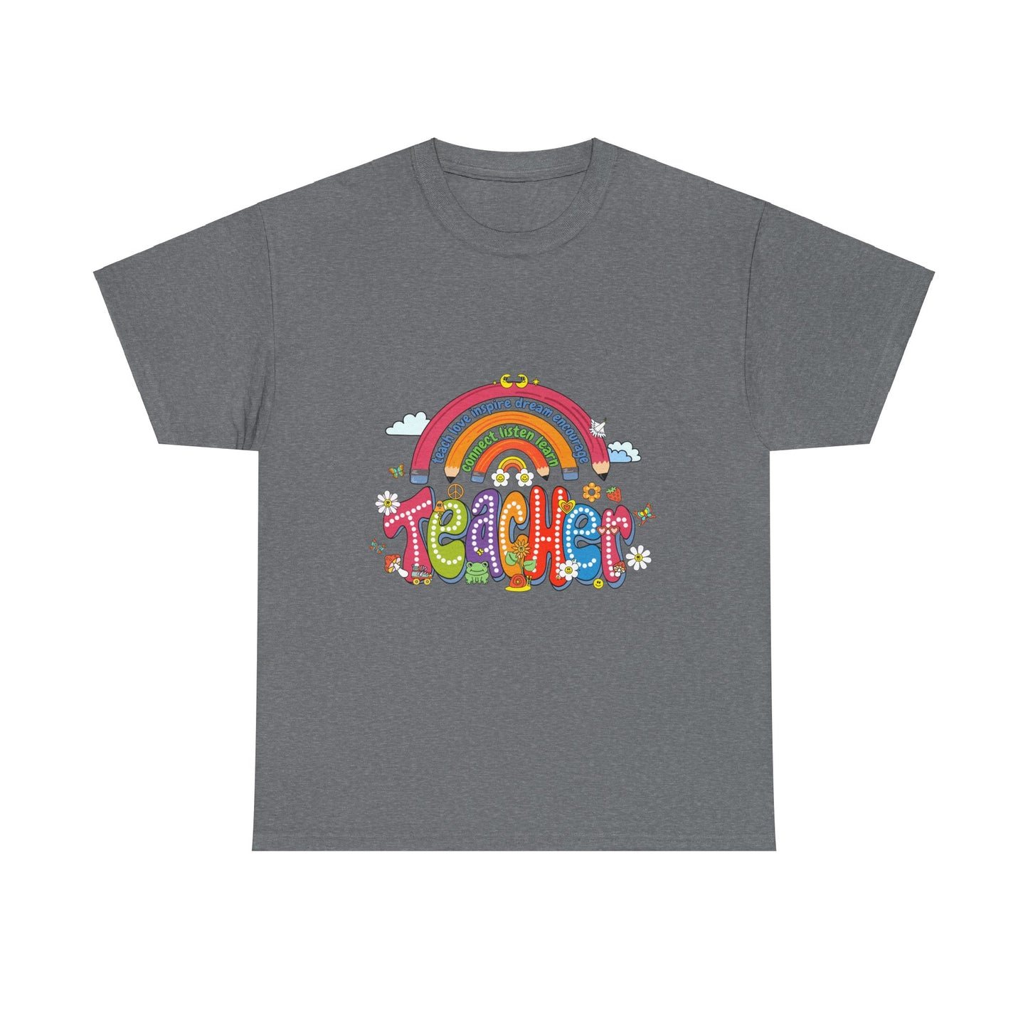 Teacher Rainbow Unisex Tee - Cute Design