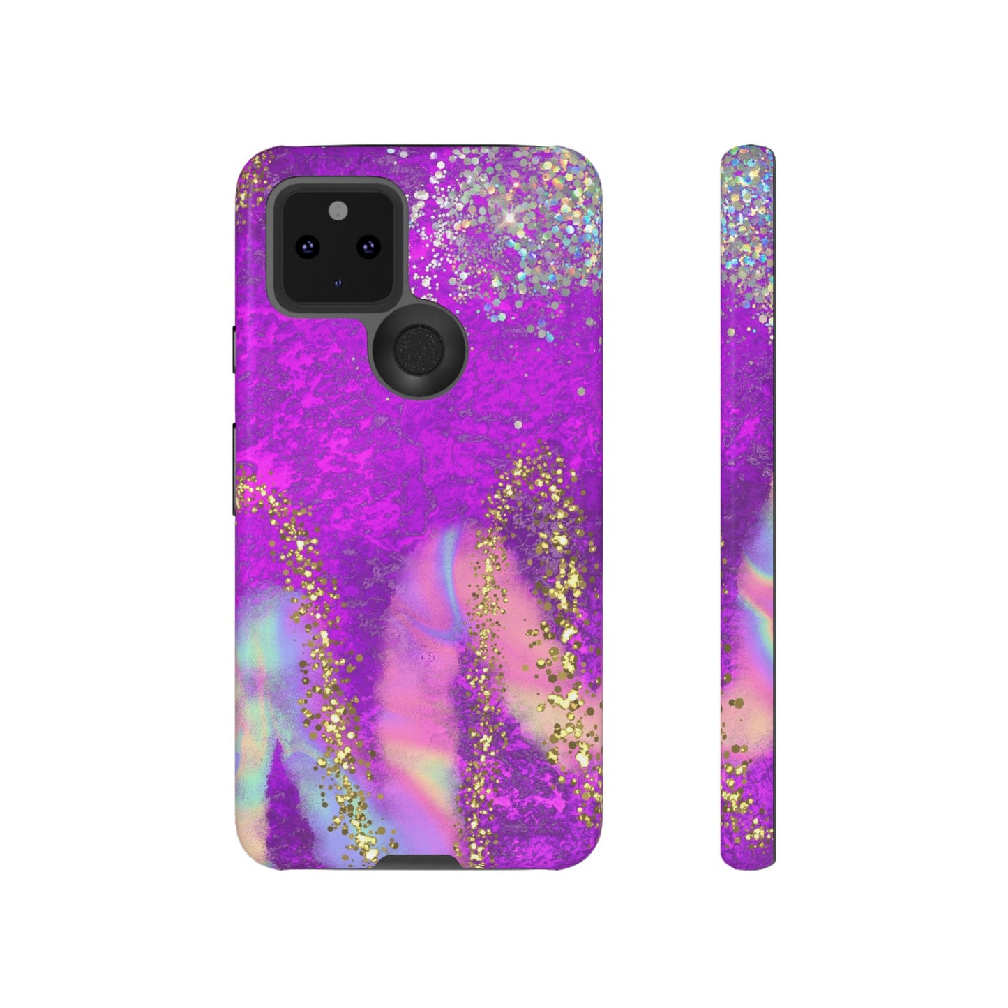 Purple galaxy swirl Iphone/Galaxy  Tough Case