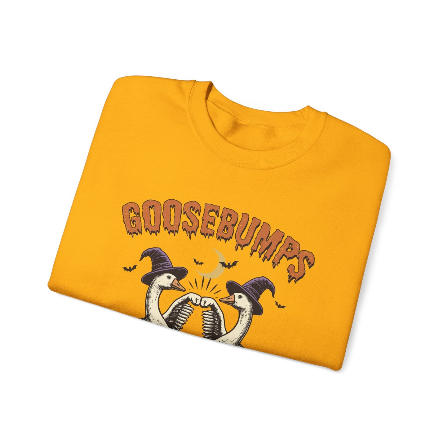 Goosebumps Halloween Sweatshirt, Funny Goose Lover, Halloween Cute Ghost Sweatshirt, Spooky Season Sweater, Halloween Gift, Halloween Shirt