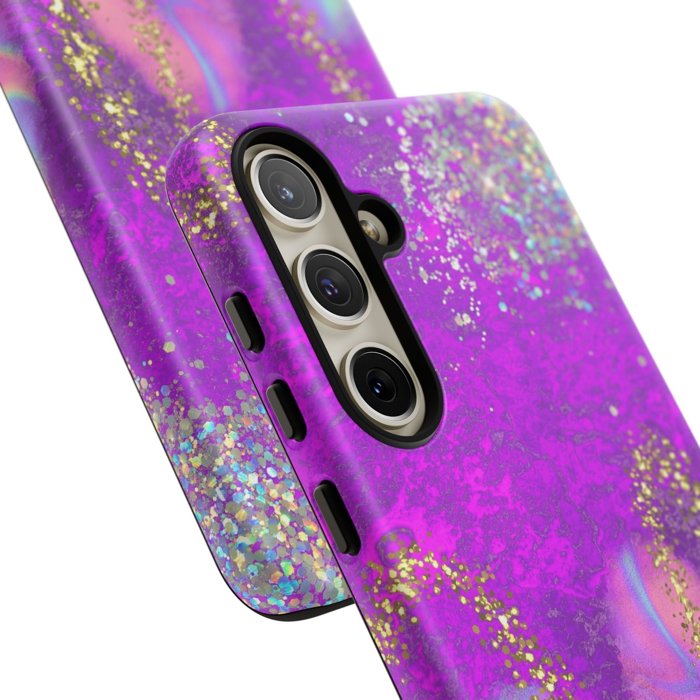 Purple galaxy swirl Iphone/Galaxy  Tough Case