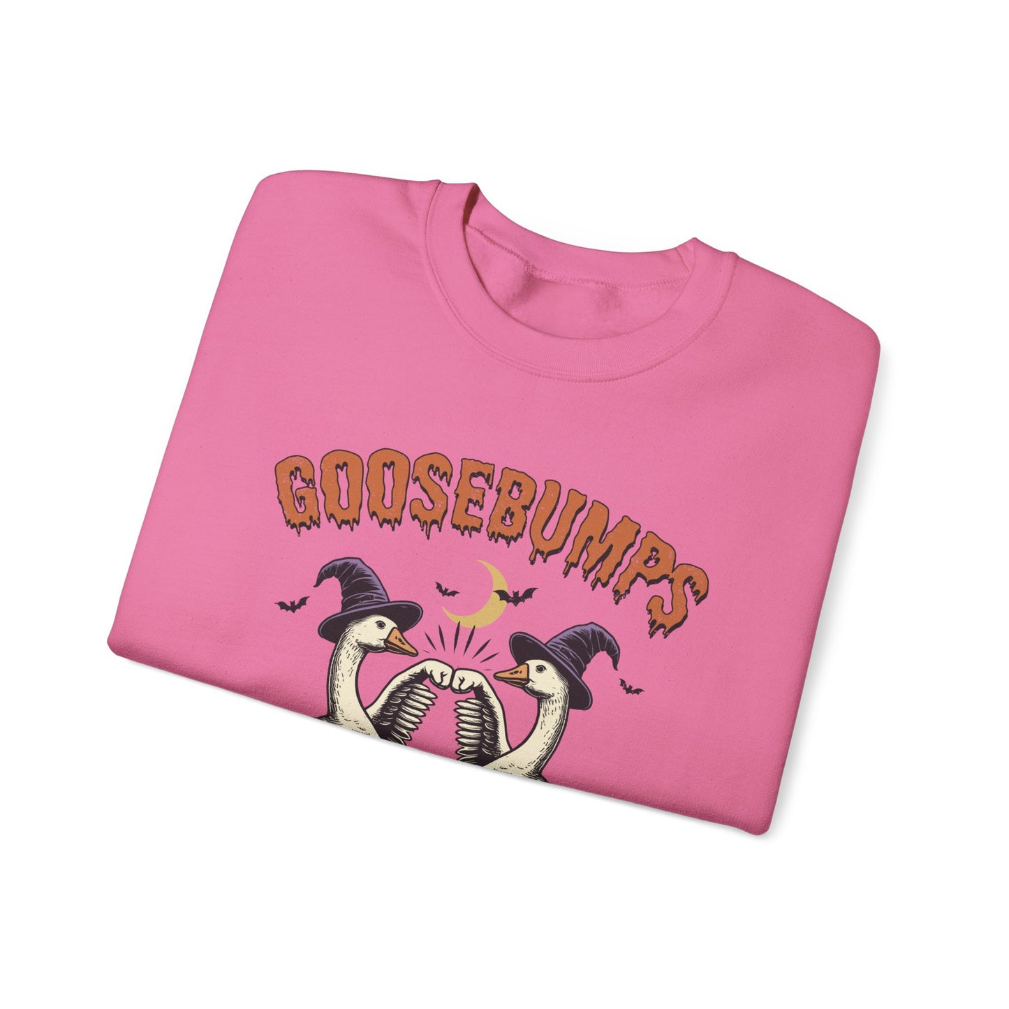 Goosebumps Halloween Sweatshirt, Funny Goose Lover, Halloween Cute Ghost Sweatshirt, Spooky Season Sweater, Halloween Gift, Halloween Shirt