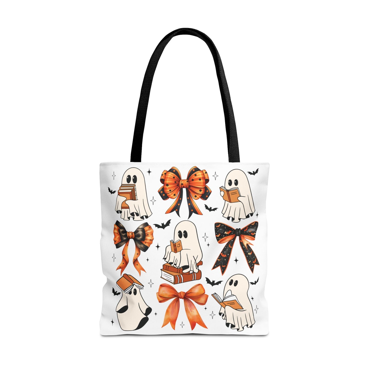 Cute ghosties and coquette bows Tote Bag (AOP)