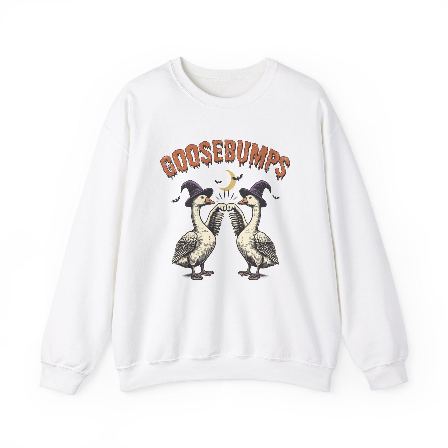 Goosebumps Halloween Sweatshirt, Funny Goose Lover, Halloween Cute Ghost Sweatshirt, Spooky Season Sweater, Halloween Gift, Halloween Shirt