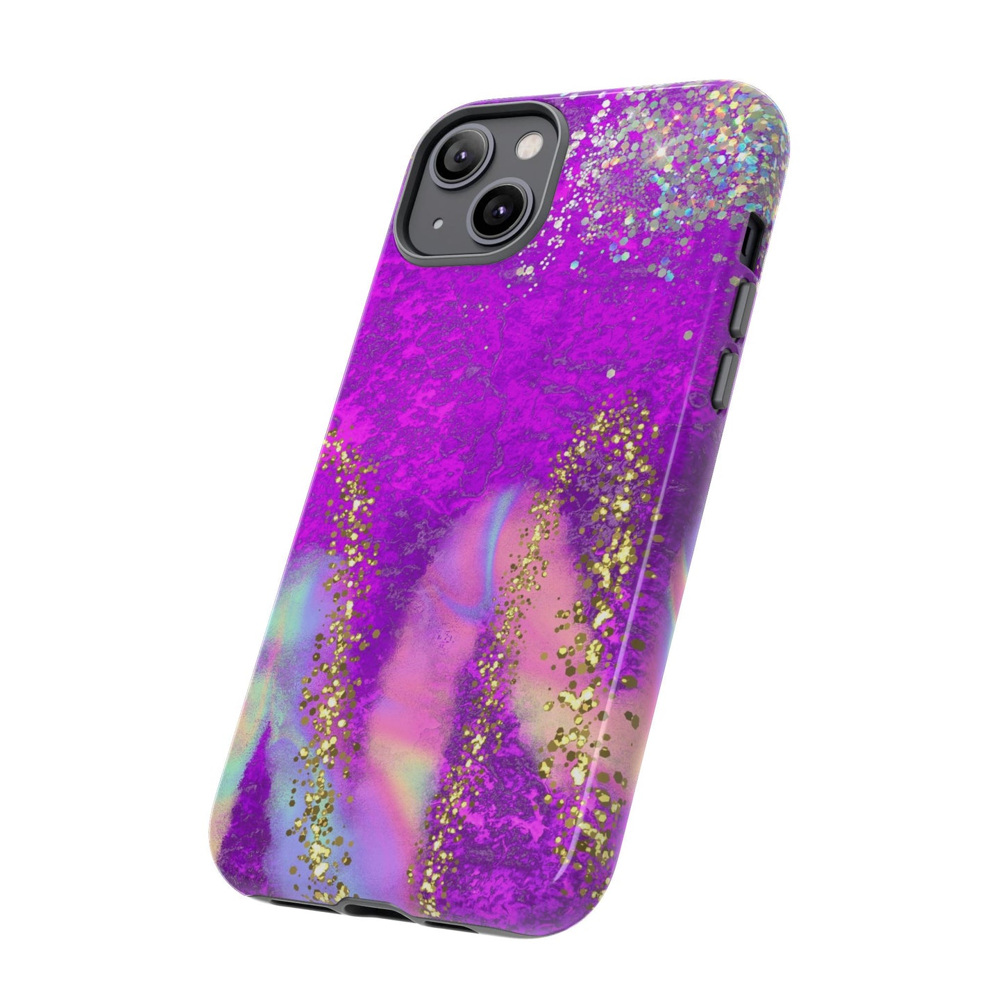 Purple galaxy swirl Iphone/Galaxy  Tough Case