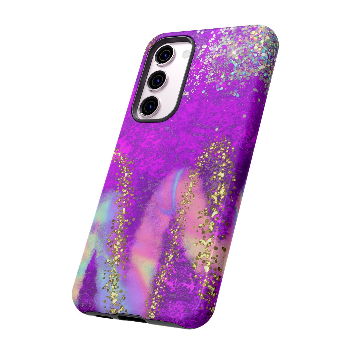 Purple galaxy swirl Iphone/Galaxy  Tough Case