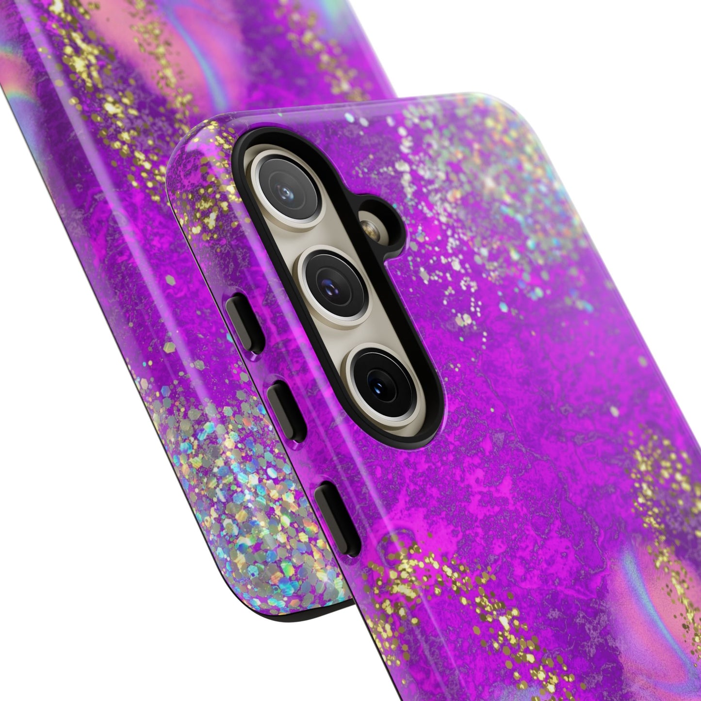 Purple galaxy swirl Iphone/Galaxy  Tough Case