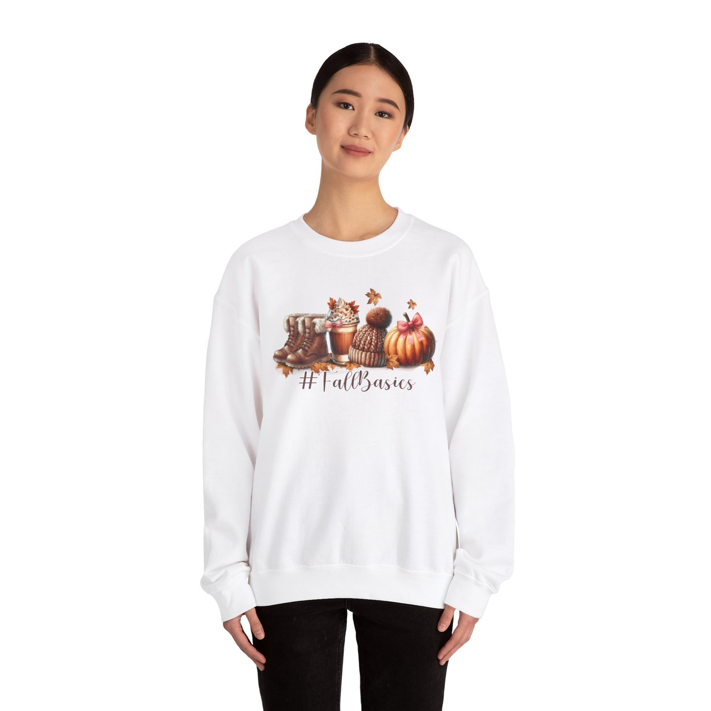 Fall basics Fall Vibes Sweatshirt - Sweater Weather - Fall Sweatshirt - Fall Crewneck - Comfy Sweatshirt - Football Sweatshirt