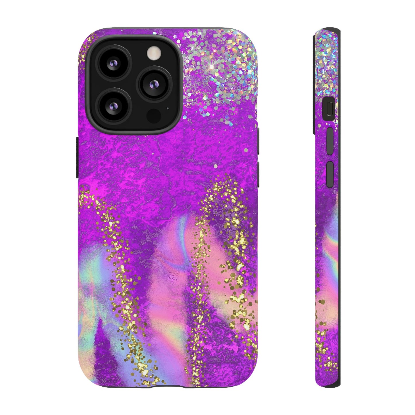 Purple galaxy swirl Iphone/Galaxy  Tough Case