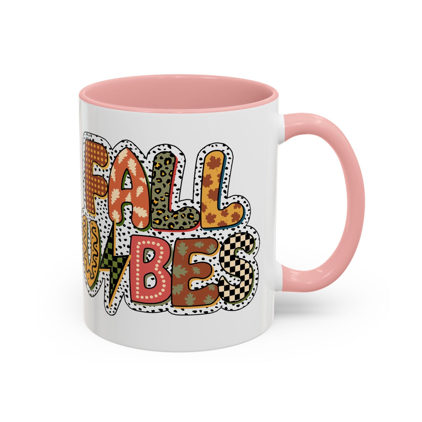 Fall Vibes Cute Accent Coffee Mug (11, 15oz)