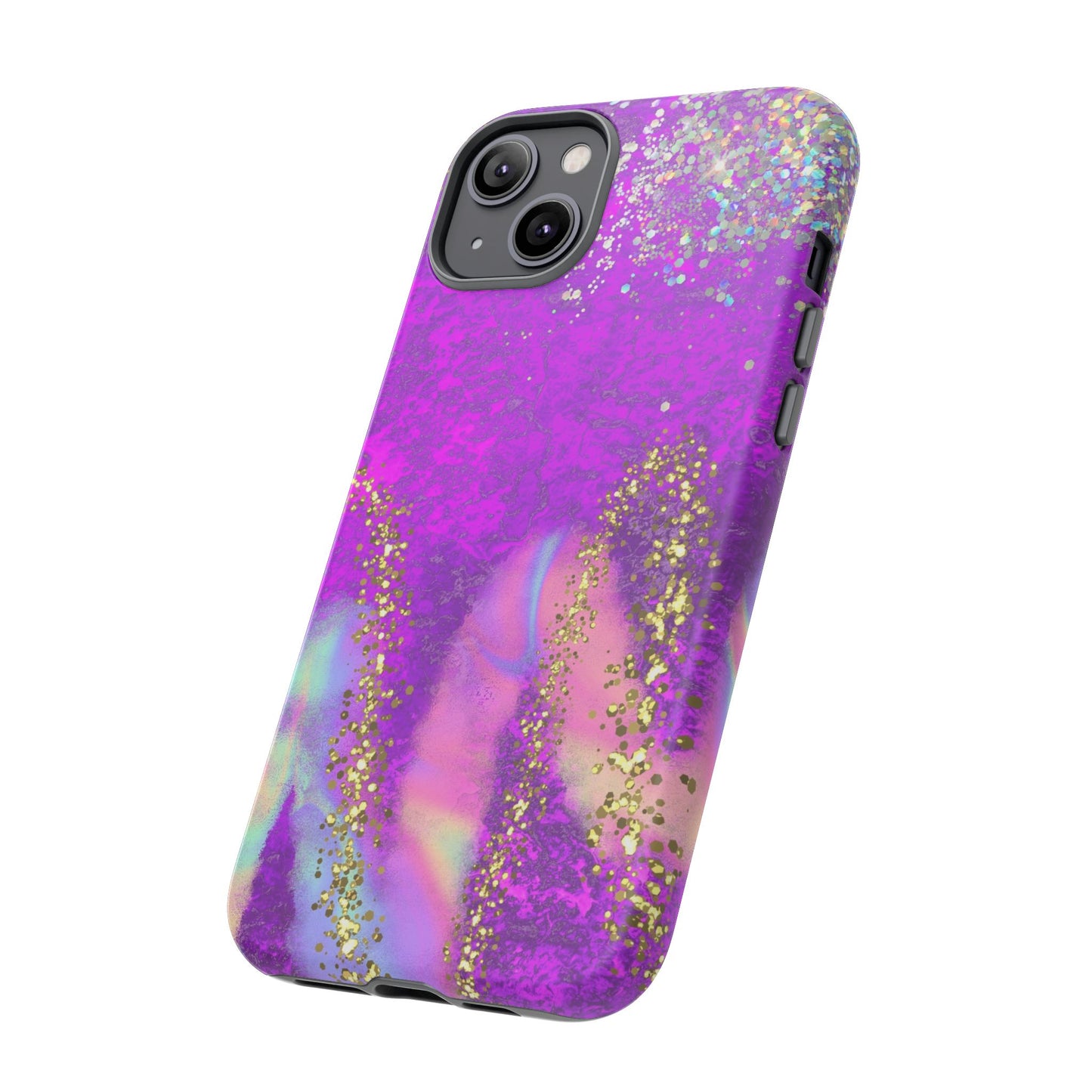 Purple galaxy swirl Iphone/Galaxy  Tough Case