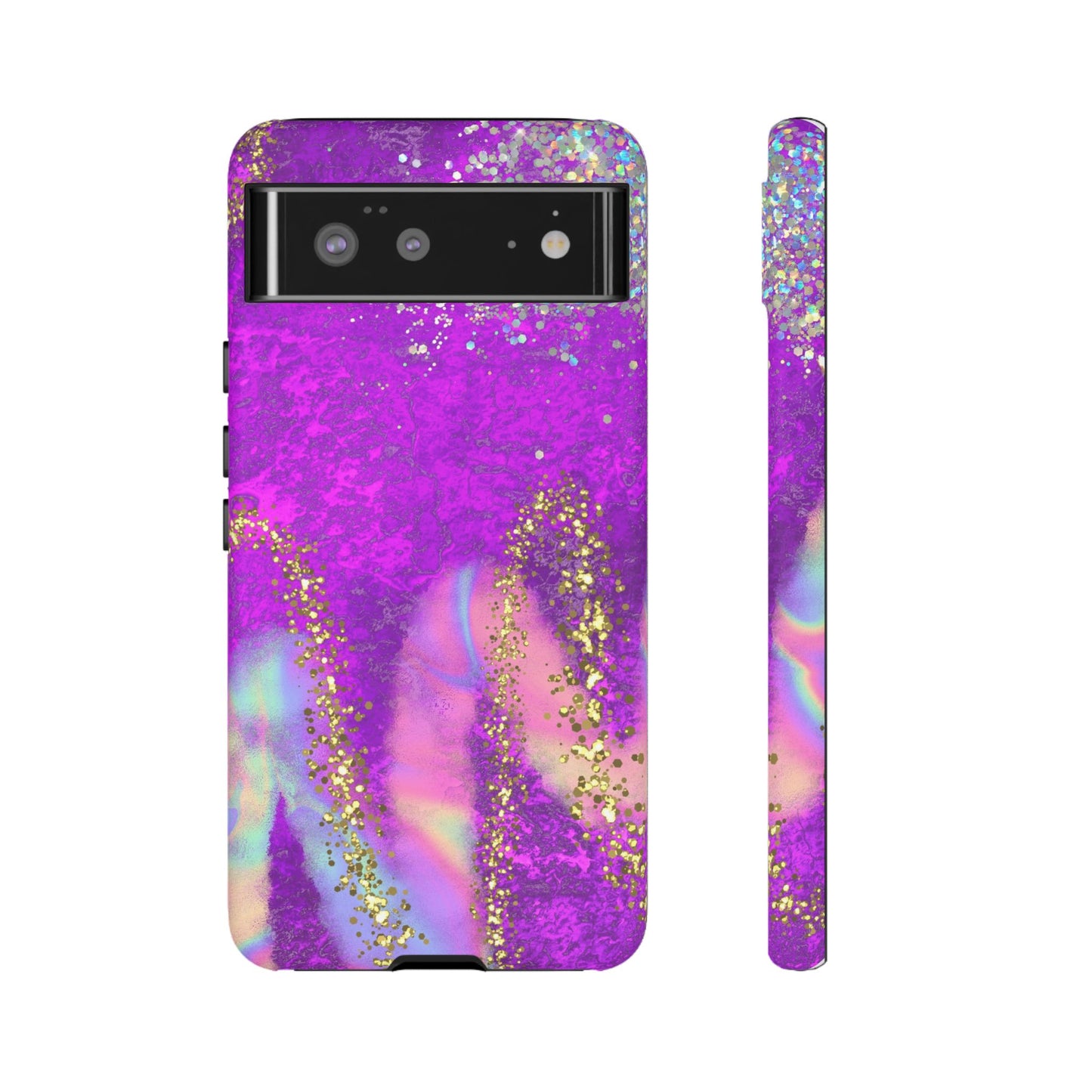 Purple galaxy swirl Iphone/Galaxy  Tough Case