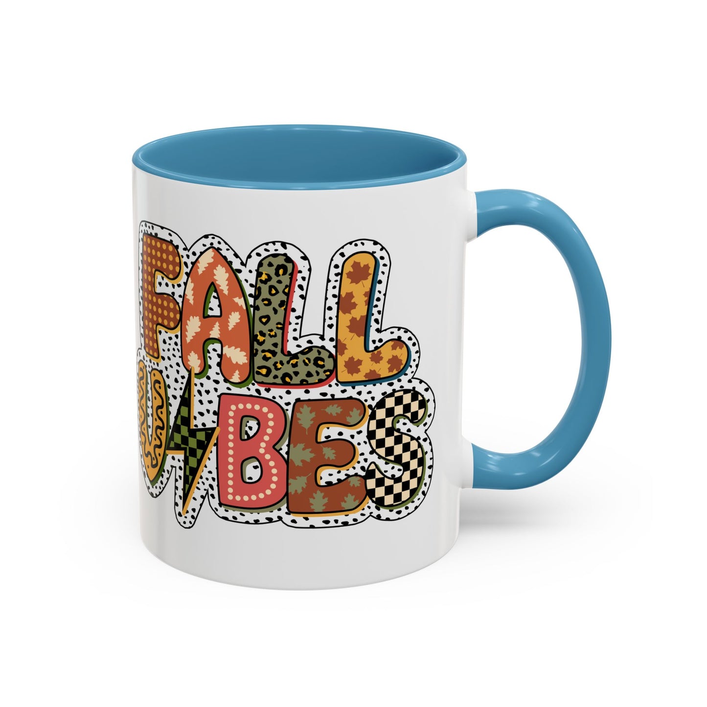 Fall Vibes Cute Accent Coffee Mug (11, 15oz)