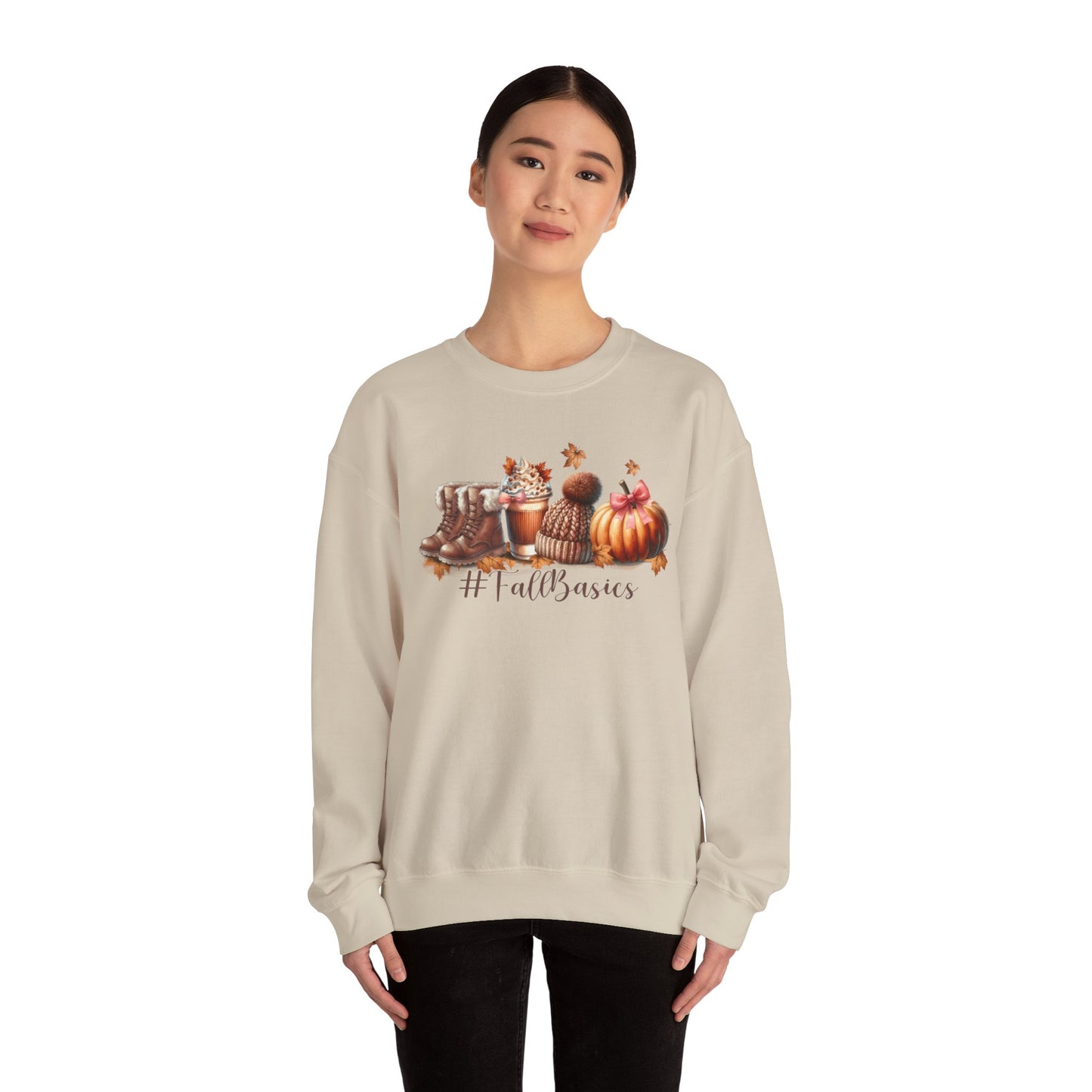 Fall basics Fall Vibes Sweatshirt - Sweater Weather - Fall Sweatshirt - Fall Crewneck - Comfy Sweatshirt - Football Sweatshirt