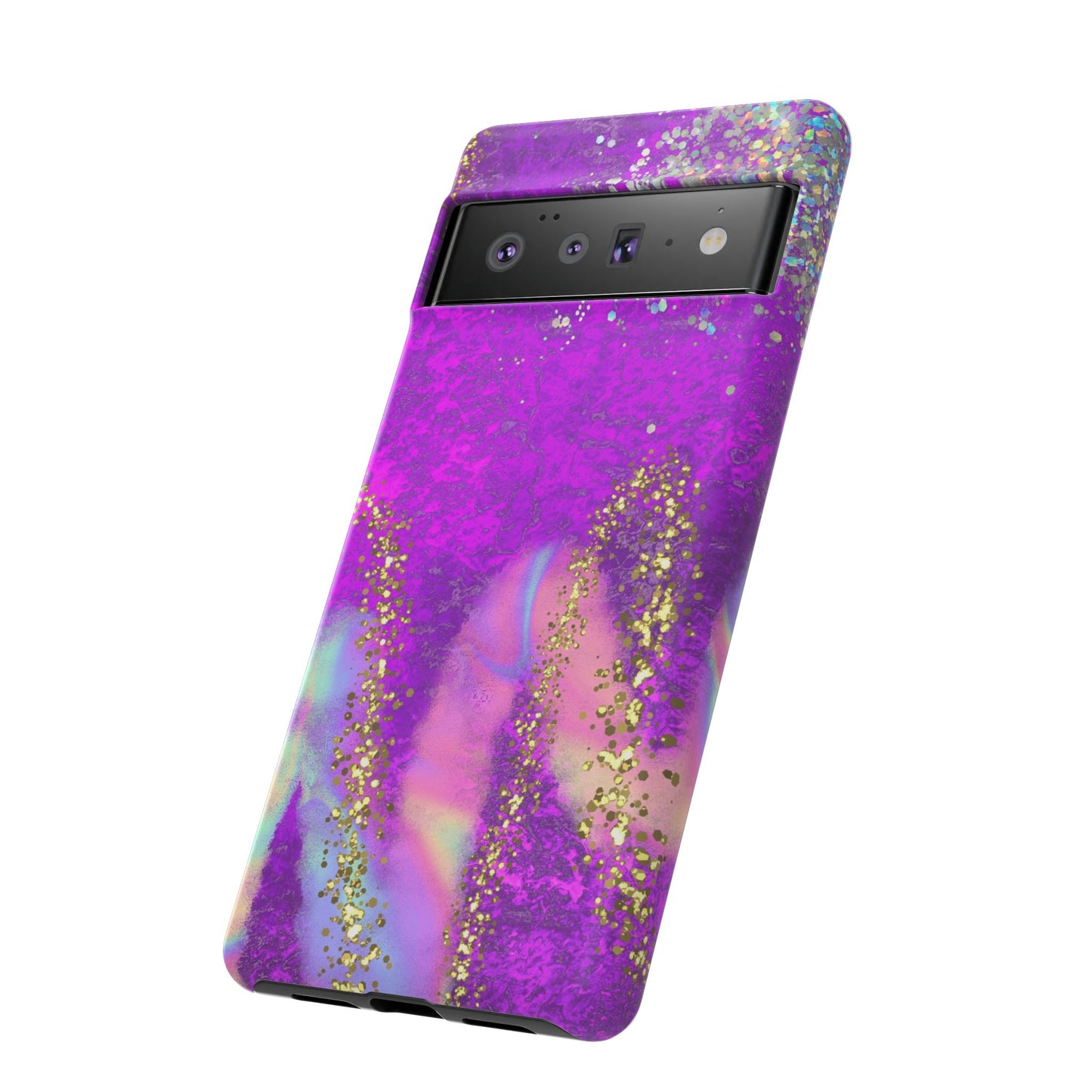 Purple galaxy swirl Iphone/Galaxy  Tough Case