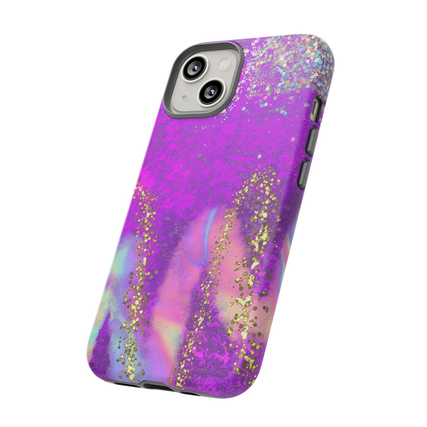 Purple galaxy swirl Iphone/Galaxy  Tough Case