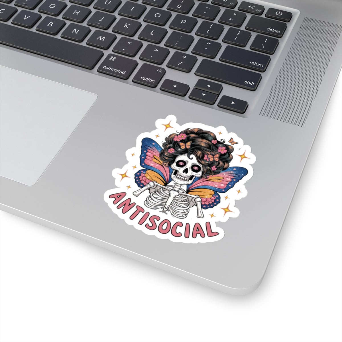 Anti Social Butterfly -Kiss Cut Sticker