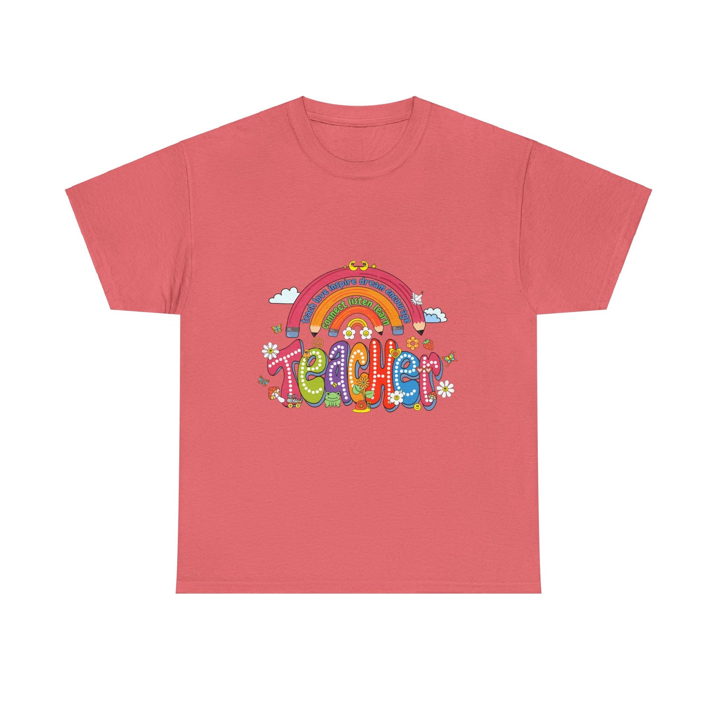 Teacher Rainbow Unisex Tee - Cute Design