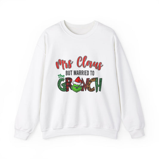 Christmas Mrs. Claus & Grinch Unisex Sweatshirt